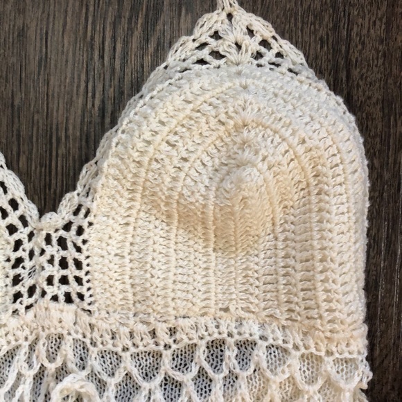 Vintage 70’s Crochet Halter Dress - Picture 6 of 16